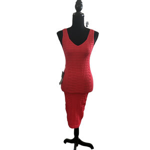 NWT Women's Bebe Dress Size P/S Red